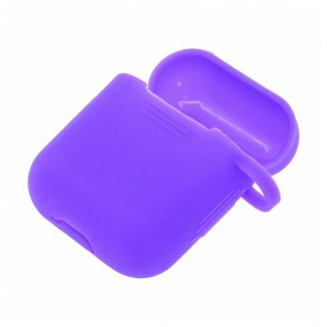 Силиконовый чехол для бокса AirPods (тип 1), фиолетовый