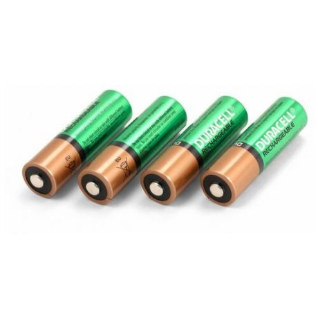 Аккумуляторная батарея типа AA DURACELL Turbo (комплект 4 штуки) 2500mAh