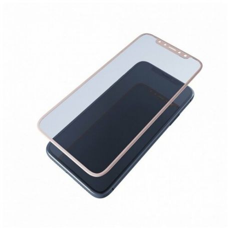 Противоударное стекло 2D для Apple iPhone 6 / iPhone 6S (полное покрытие), розовый, глянцевое