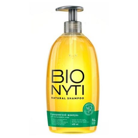 Шампунь для волос BIONYTI Super Soft Супермягкий натуральный бессульфатный для ежедневного ухода 400 мл
