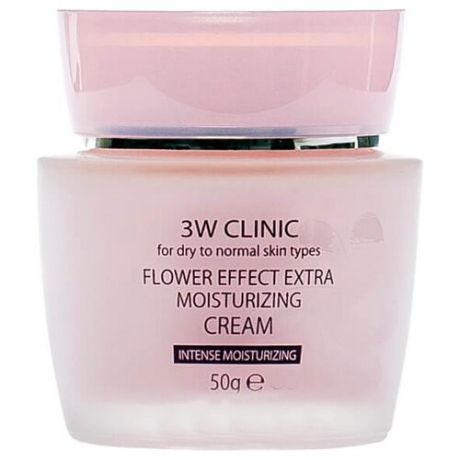 3W Clinic Крем для лица "Flower Effect Extra Moisture Cream" 50 мл