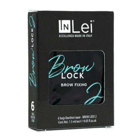 InLei Фиксирующий состав для бровей Brow Lock 2, упаковка 6 шт