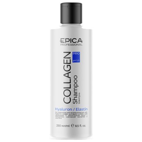 Шампунь для волос Epica Professional Collagen Pro Hyaluron Shampoo для увлажнения и реконструкции волос 1000 мл