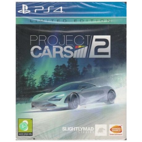 PlayStation 4, игра Project Cars 2, SteelBook, Русские субтитры, Коллекционное издание, Стилбук, PS4