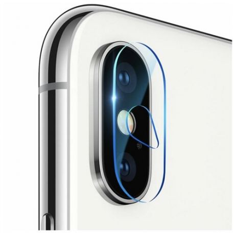 Противоударное стекло для Apple iPhone 11 (на заднюю камеру / с рамкой), черный
