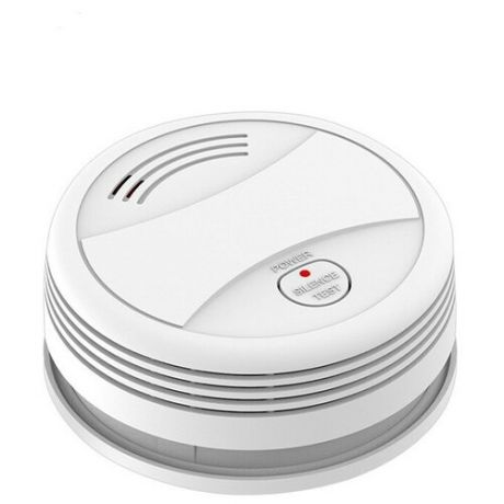 Wi-Fi датчик дыма "Умный дом" Smart Home Beveiliging на батарейках, пожарный извещатель, беспроводной, пожарная сигнализация