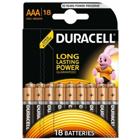 Батарейка Duracell Professional ААА/LR03, 18 шт