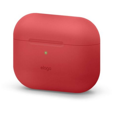 Силиконовый чехол для AirPods Pro Elago Silicone case, красный/red (EAPPOR-BA-RD)