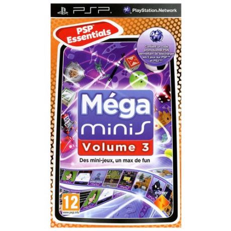 Игра для PlayStation Portable Mega Minis Volume 3, английский язык