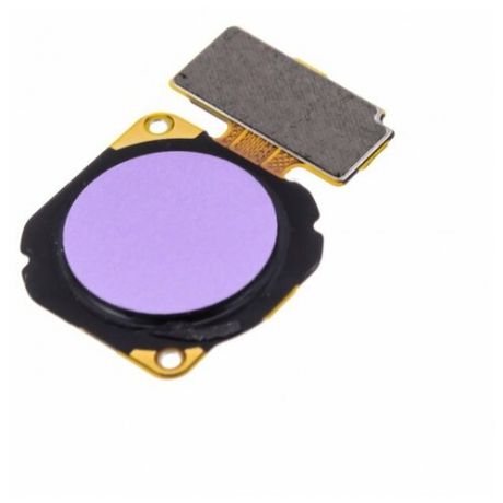 Шлейф для Huawei Honor Play (COR-L29) + сканер отпечатка пальца, фиолетовый