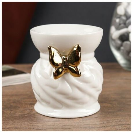 Аромалампа керамика "Золотая бабочка" 9х7,5х7,5 см