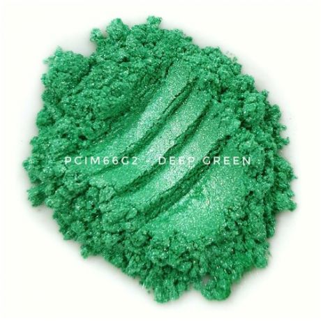 KT пигмент перламутровый окрашенный/дуохромный 10-60 мкм фасовка 100 г глубоко-зеленый