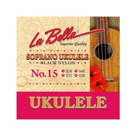 La Bella 15-BLACK - струны для укулеле