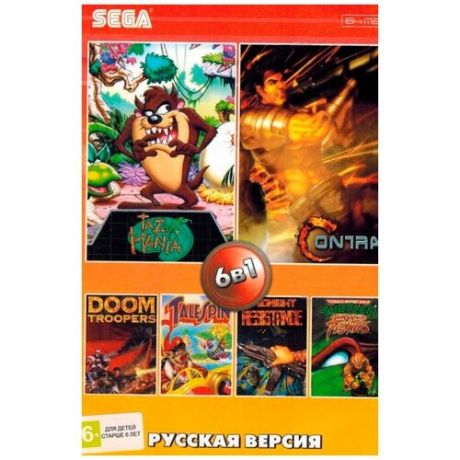 6 в 1: Сборник игр Sega (AA-6103) (Sega MegaDrive)