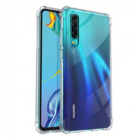 King Kong Armor Противоударный прозрачный чехол для Huawei P30 с дополнительной защитой углов