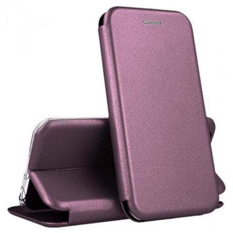 Open Color Кожаный чехол-книжка для Samsung Galaxy A11 / M11 с функцией подставки и магнитом