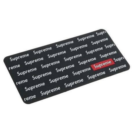 Коврик противоскольязщий 30×15 см, Supreme, черный