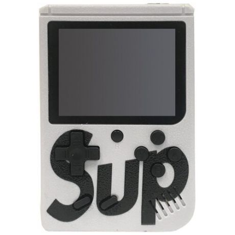 Игровая приставка Sup Game Box 8-битная, 400 игр от Dendy без пульта (белый)