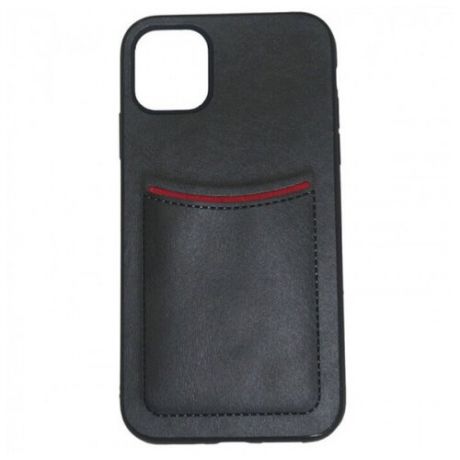 ILEVEL Чехол с кожаным покрытием и карманом для iPhone 12 / 12 Pro
