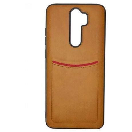 ILEVEL Чехол с кожаным покрытием и карманом для Xiaomi Redmi 9