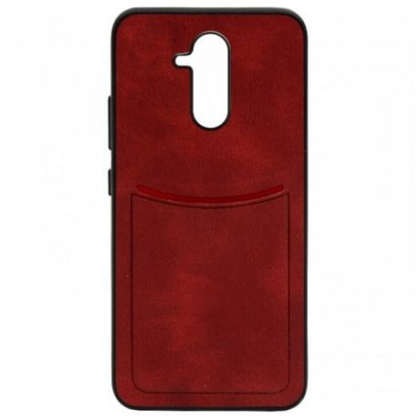 ILEVEL Чехол с кожаным покрытием и с карманом-визитницей для Huawei Mate 20 lite