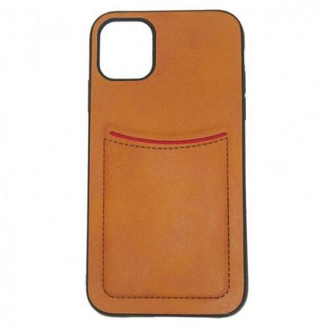 ILEVEL Чехол с кожаным покрытием и карманом для iPhone 12 Mini