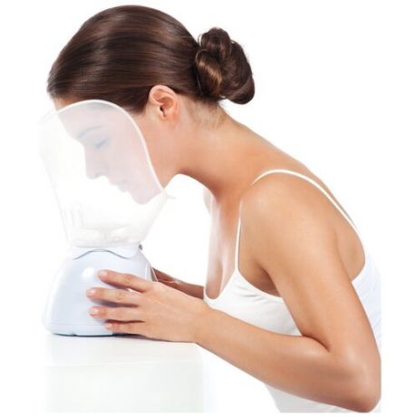 Паровая сауна для лица / Аппарат для увлажнения, омоложения и распаривания кожи лица / увлажнитель лица / паровой ингалятор / ароматерапия