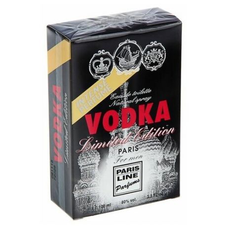 Туалетная вода Vodka Limited Edition Intense Perfume, мужская, 100 мл