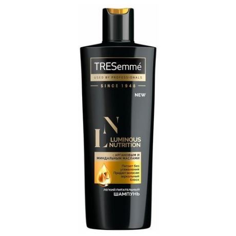 Шампунь для волос TRESEMME Luminous Nutrition Питательный, 400 мл