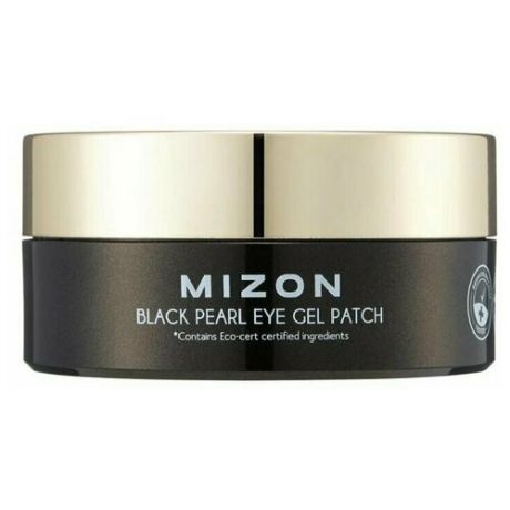 Mizon Патчи под глаза гидрогелевые с экстрактом черного жемчуга - Black pearl eye gel patch, 60шт