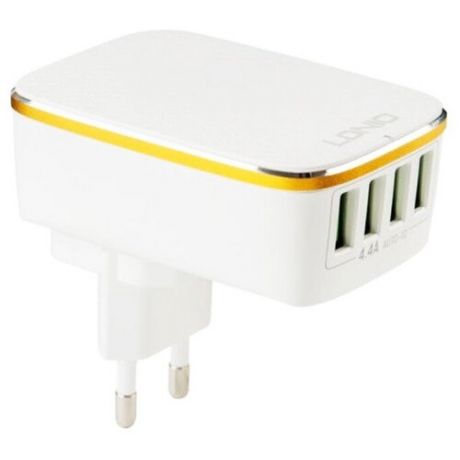 Сетевой переходник LDNIO на 4 x USB, Белый
