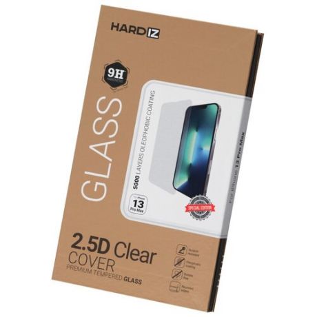 Защитное стекло HARDIZ Glass Premium Tempered Glass для iPhone 13 Pro Max прозрачное (HRD186820)