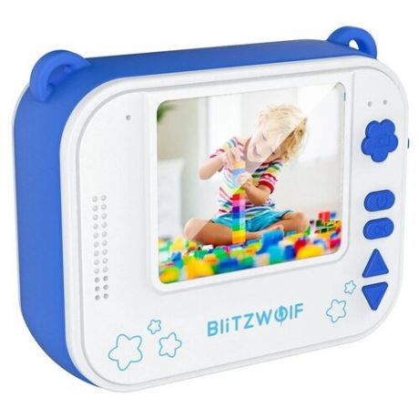 Детская камера BlitzWolf BW-DP1 DIY Instant Print Camera with Print Photo Blue