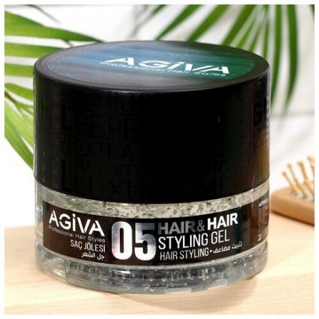 Гель для укладки волос AGIVA Hair Gel 05 Transparent, прозрачный, 700 мл
