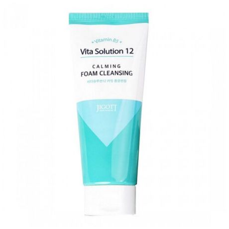 Очищающая пенка для лица, Jigott Vita Solution 12 Calming Foam Cleansing