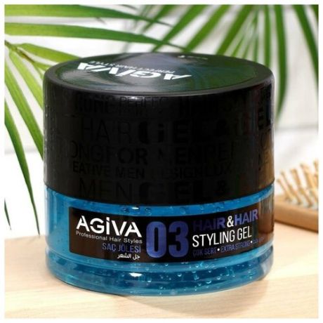 Гель для волос AGIVA Hair Gel 03 Extra Strong, экстра сильный, 700 мл