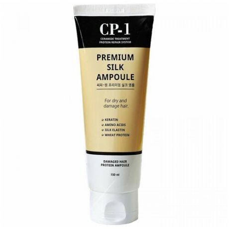 Несмываемая сыворотка для волос с протеинами шёлка CP-1 Premium Silk Ampoule