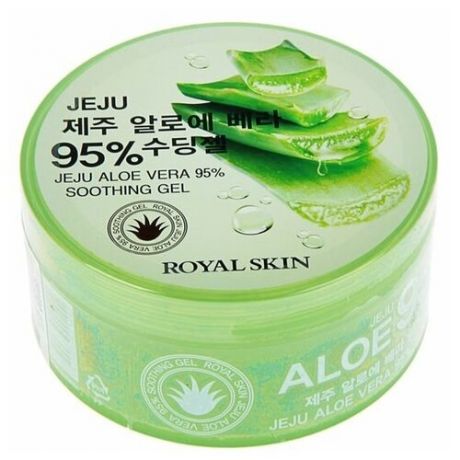 Многофункциональный гель для лица и тела с 95% содержанием Aloe Royal Skin, 300 мл