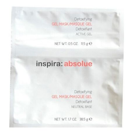 INSPIRA Absolue: Детоксицирующая моделирующая гидрогель-маска для лица (Detoxifying Gel Mask With Active Charocoal & Mint), 5*50г