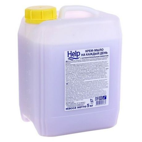 Жидкое мыло "Help" с Антибактериальным эффектом 5 кг