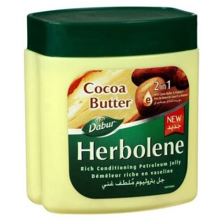 Крем для кожи Dabur Herbolene с маслом какао и витамином Е увлажняющий, 225 мл