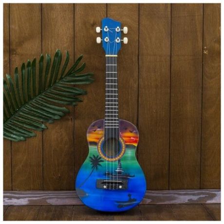 Гитара-укулеле "Пейзаж мечты" 55х20х6 см