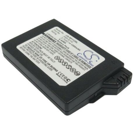 Аккумулятор для игровой приставки Sony PSP-S110 3,7V 1200mAh код mb085931