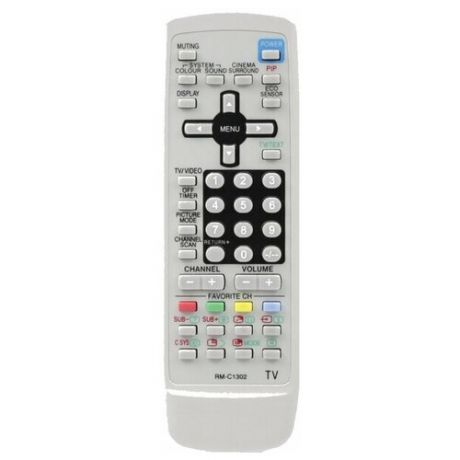 Пульт ДУ JVC RM-C1302 [TV] с txt