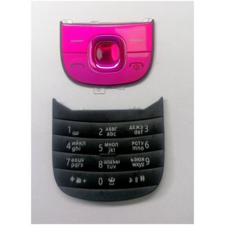 Клавиатура Nokia 2220sl черно-розовая