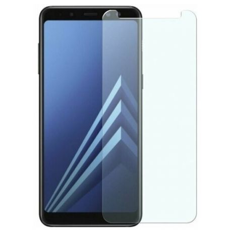 Защитное стекло (без рамки) Full Glue для Samsung Galaxy A8 Plus 2018, прозрачное
