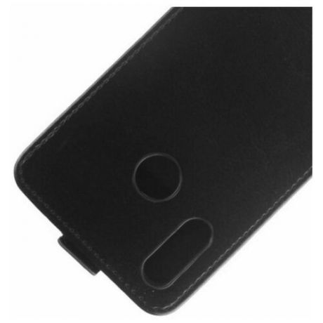 Brodef Flip вертикальный эко кожаный чехол книжка Huawei Honor 20s / Huawei P30 Lite Черный