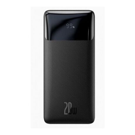 Портативный аккумулятор BASEUS Bipow Digital Display, 3A, 30000 мАч, черный, с дисплеем
