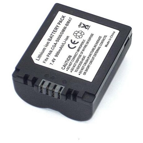 Аккумуляторная батарея для фотоаппарата Panasonic Lumix DMC-FZ2 (CGA-S006) 7,4V 900mAh Li-ion