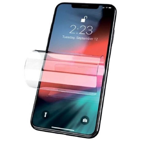 Гидрогелевая глянцевая ультрапрозрачная защитная плёнка на весь экран для iPhone 6 Plus/6S Plus